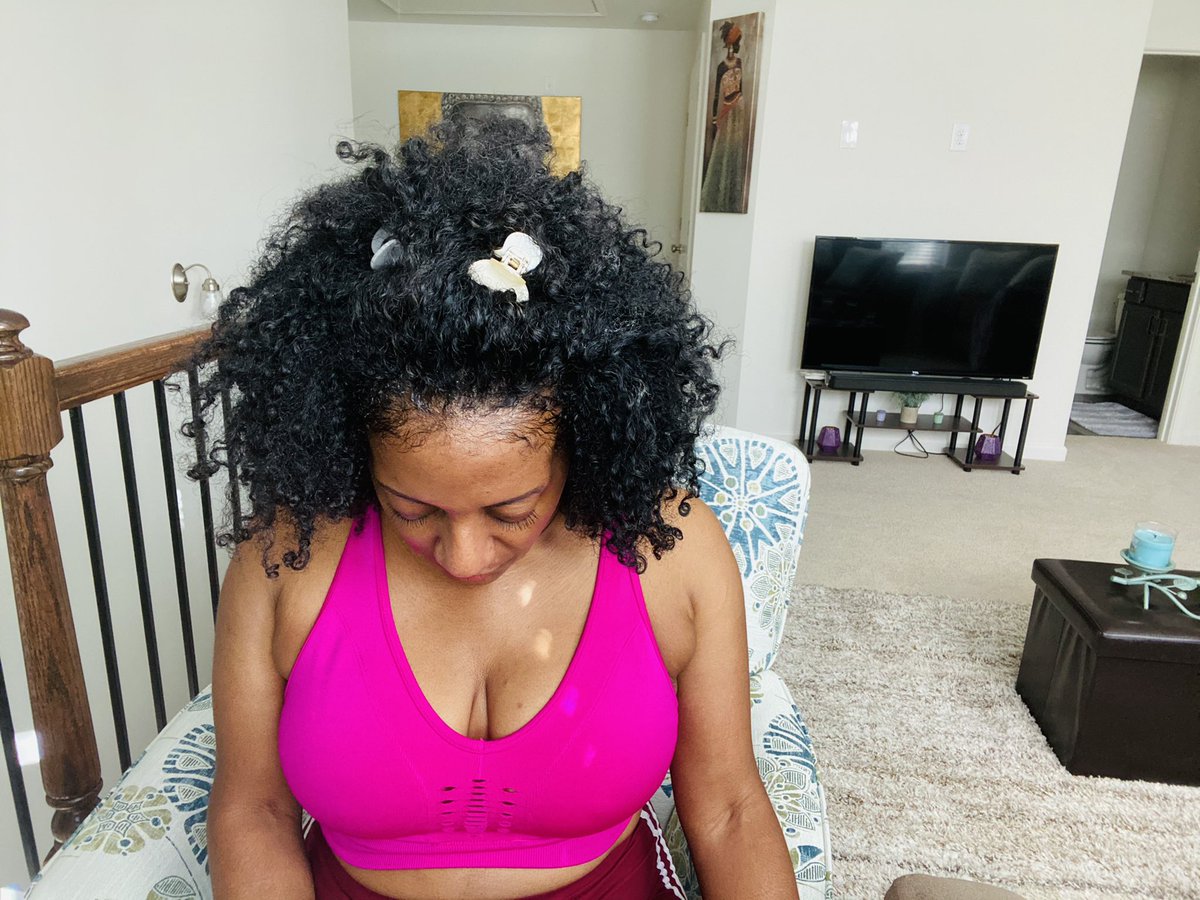 CurlySimone's tweet photo. Hair styled with #CamilleRose Curl Love Moisture Milk (Rice Milk &amp; Macadamia Oil) and Curlaide Moisture Butter (Green Tea &amp; Jojoba). Demo &amp; Review coming soon... https://t.co/KGVS4YiKTc