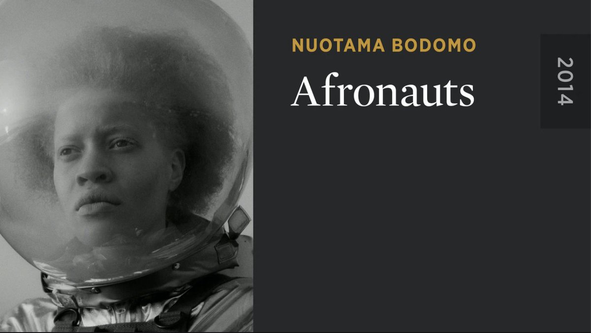afrofuturism shorts: 9. "afronauts" (2014):  https://www.criterionchannel.com/afronauts 10. "you and i and you" (2015):  https://www.criterionchannel.com/you-and-i-and-you11. "the golden chain" (2016):  https://www.criterionchannel.com/the-golden-chain12. 1968 < 2018 > 2068 (2018):  https://www.criterionchannel.com/1968-2018-2068 