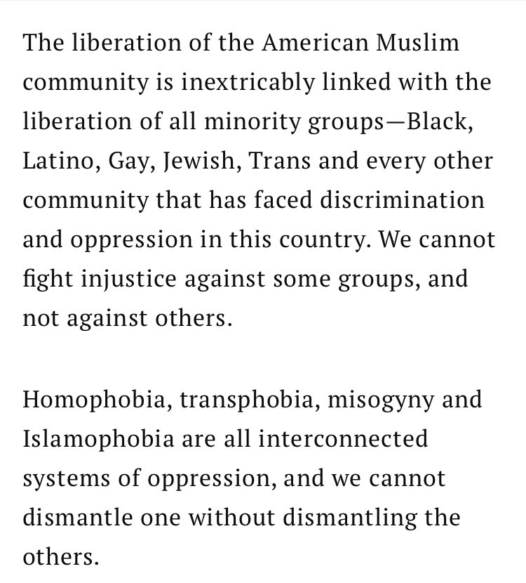 Again, the Islamophobia concept presumes & incorporates this feature of modernity. This is why “Muslim” is often linked with, eg, “trans” or “Latino” in the same sentence. These are all “identities.” And it’s why the Islamophobia concept assumes all “phobias” are equally noxious