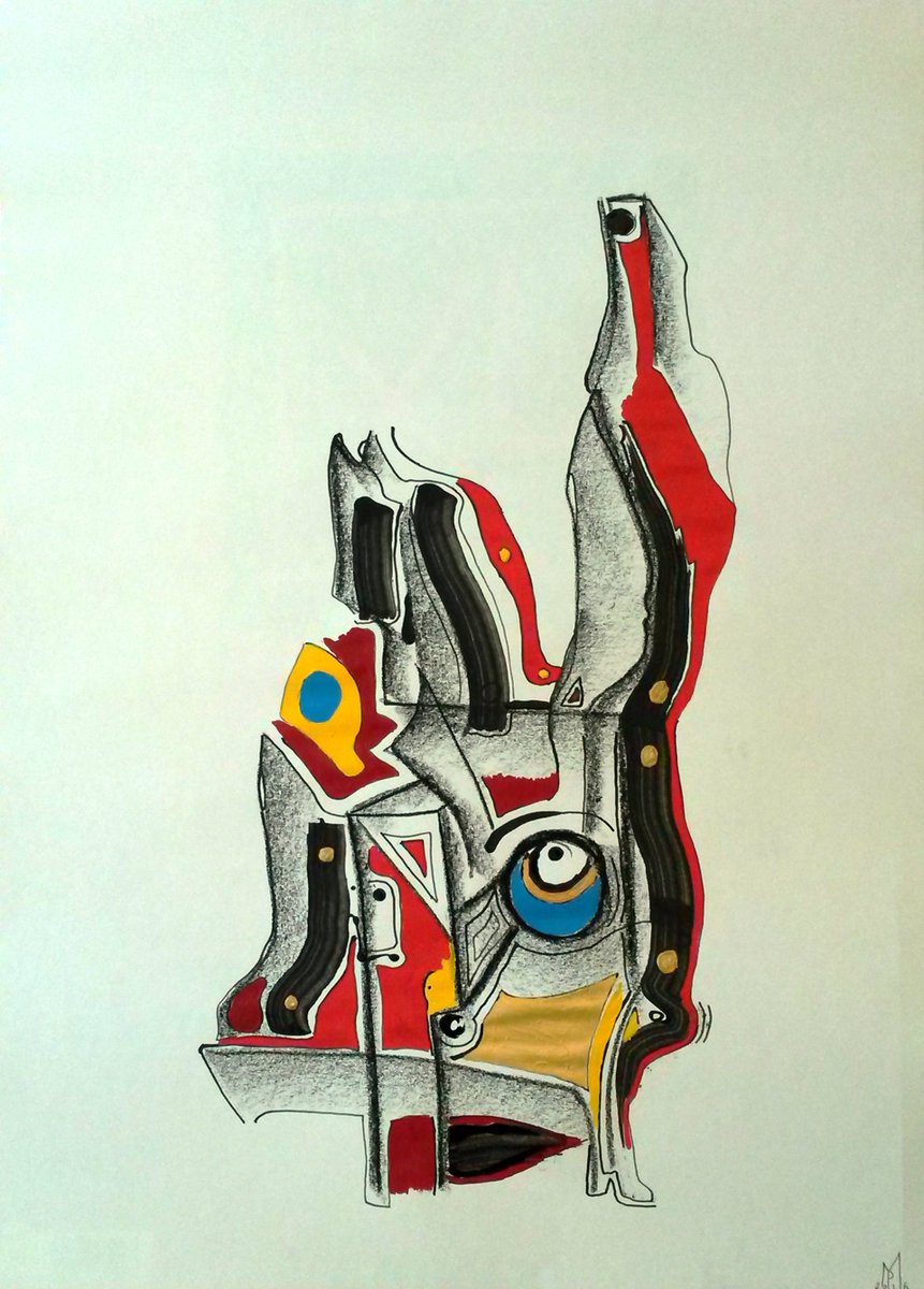 art_now_nld's tweet photo. Strange Face 1, Mark Pol https://t.co/fMkWIOnwlR #markpol #abstractexpressionism https://t.co/fHEjJ4sizu