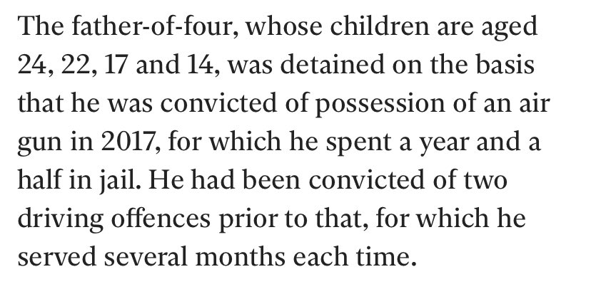 As expected, while there may have been some individuals who between them committed some or all of those crimes: [3/5]