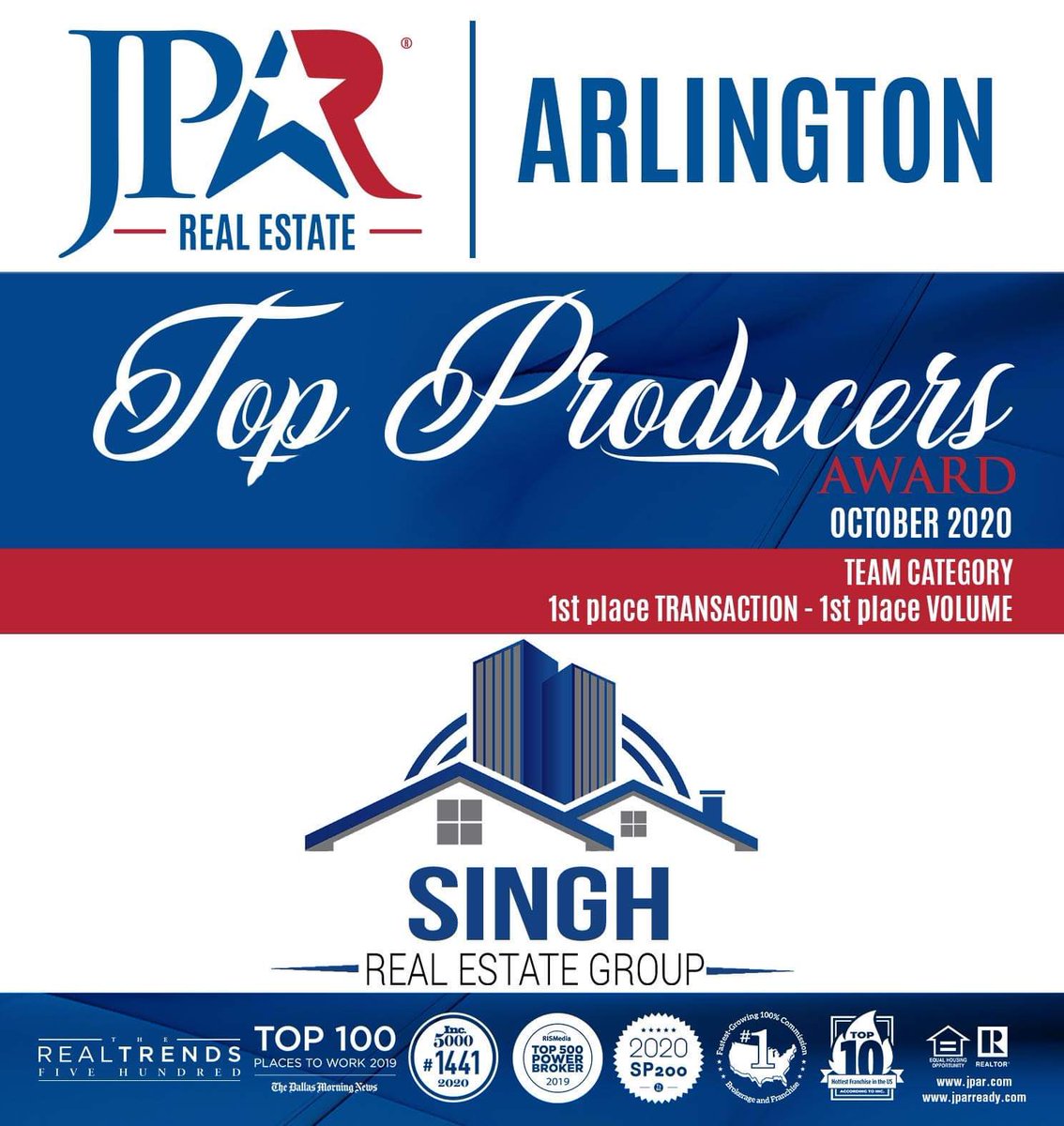 mrsingh9's tweet photo. Company wide, youngest team doing it 🏡🏆 #SREG https://t.co/muTP3uQrgc