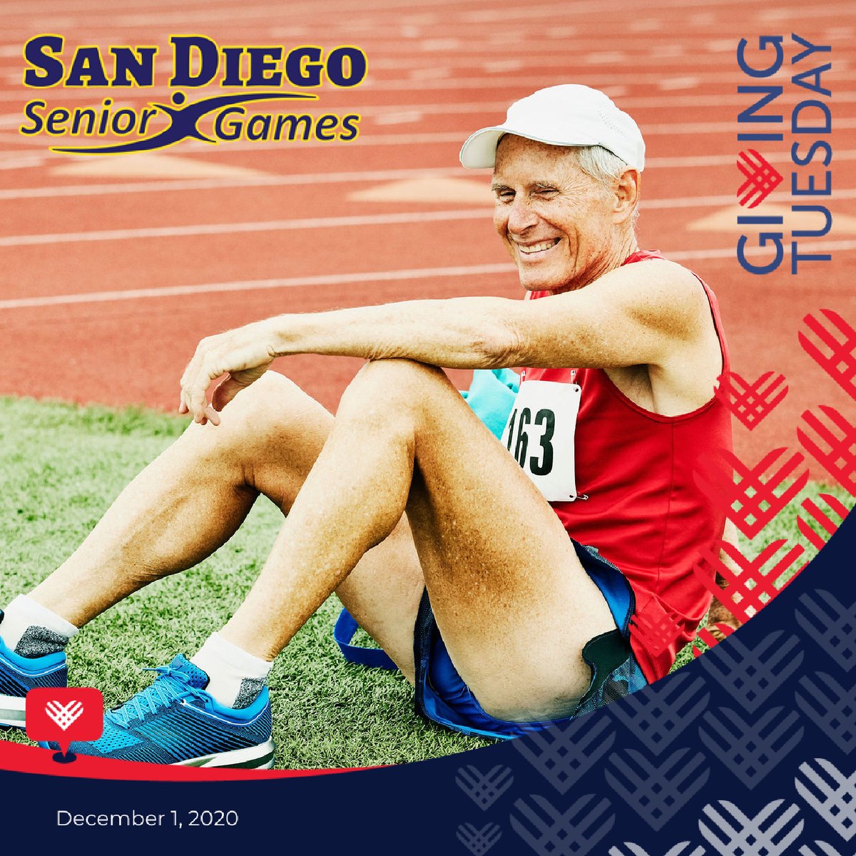 sdseniorgames's tweet photo. You can still be part of this movement. Your #GivingTuesday donations will make a world of difference. When #seniorathletes have nowhere else to turn, especially considering the isolation of daily life during the pandemic, we are a community. #seniorgames #sandiego #sportsforlife https://t.co/zqkNFIcKBU