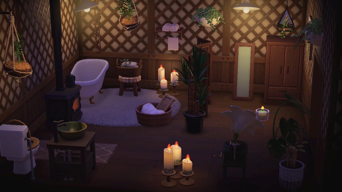 i dont think ive posted my ACNH bathroom here yet