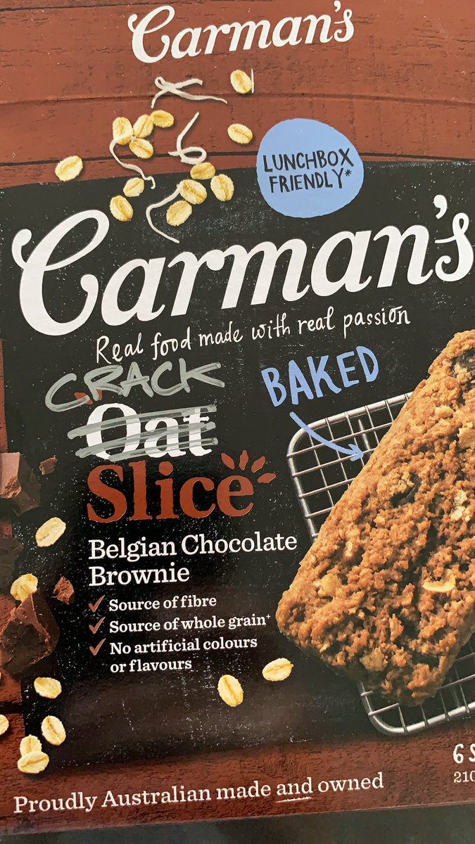 Autobat's tweet photo. @CarmansKitchen I fixed the box artwork for you. Also can you please confirm that one box is one serving yes? https://t.co/yZel3sBFrr