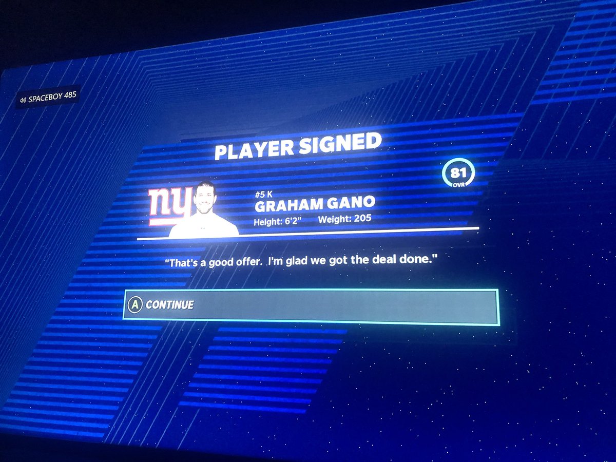 Resigned Leonard Williams (38M) and graham Gano (4.2M)