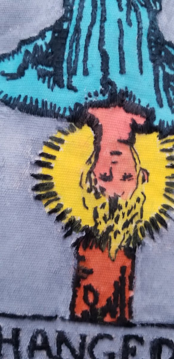 bewareofbird's tweet image. another finished jacket!! 

#HandEmbroidery #PaintedJacket