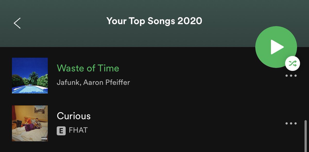 Bey4Dave's tweet photo. @fhatmusic @AaronPsings My #11 and #12 songs from the whole year! Love y’all ♥️🥰 #SpotifyWrapped https://t.co/gqbQ0U324a