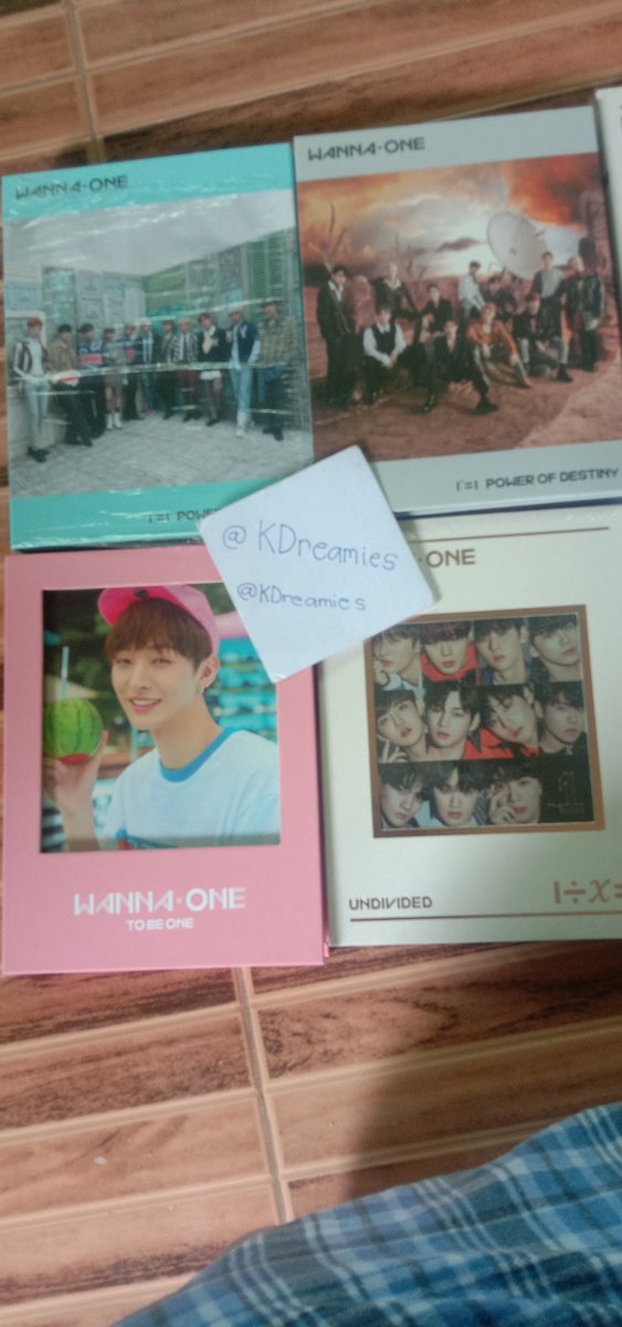 KDreamies's tweet photo. [#KDreamUpdates]

Wanna One albums arrived at place!! Post namin mayang gabi mga mamsh yung fill details each album!!🥰🥰 https://t.co/Wj5Yk85eCm