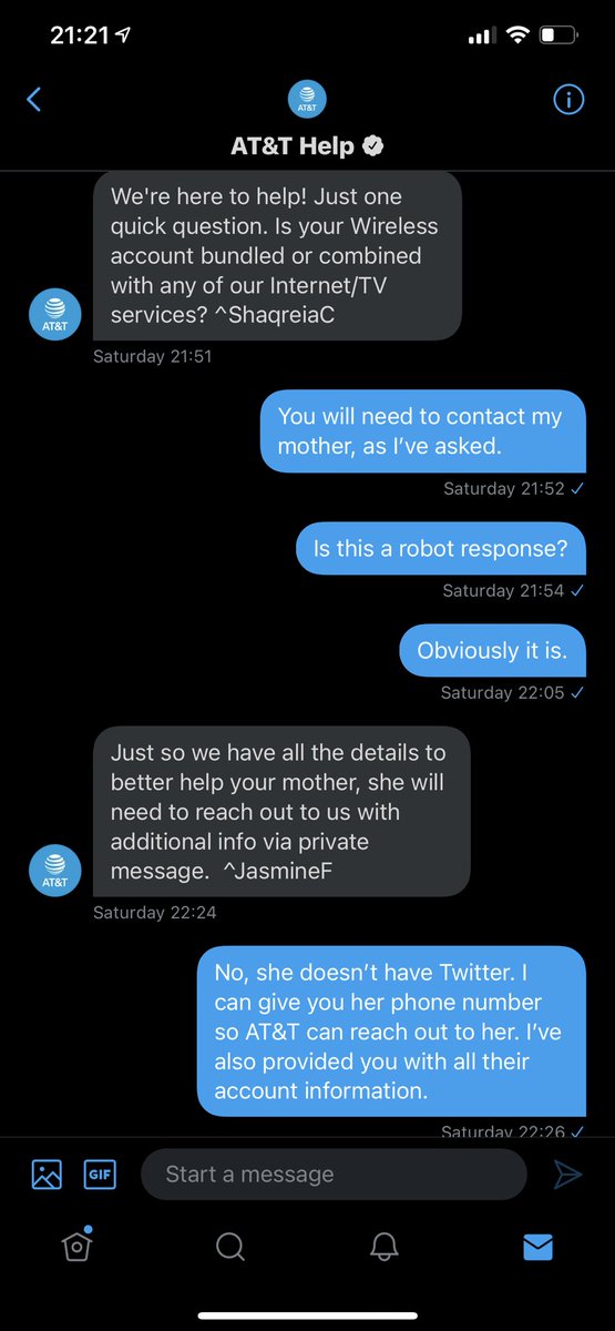 ArthurJDavis's tweet image. Here’s the help you get from @ATT @ATTHelp not so much as a call to reach out to my mom.