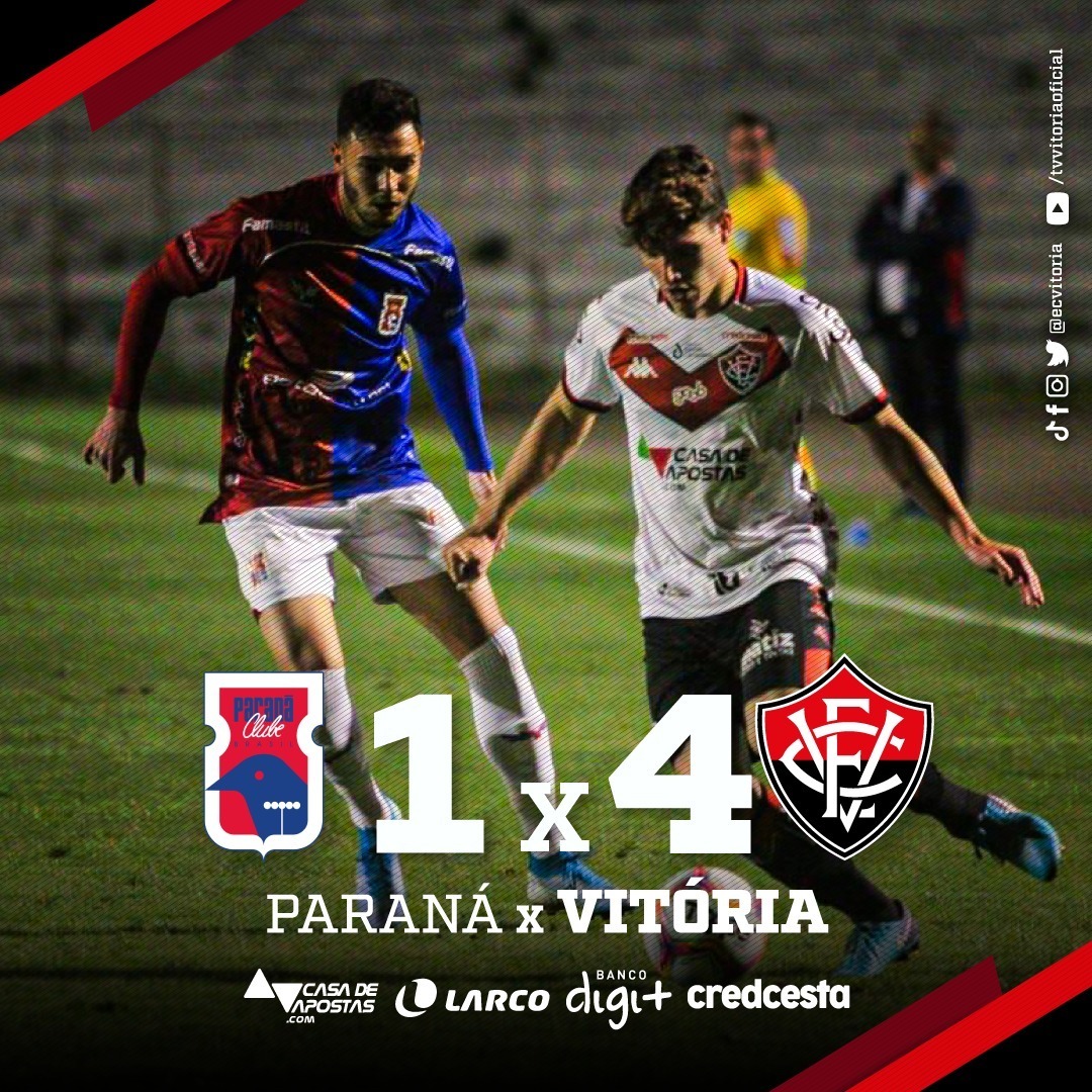 É GOLEADA!!!! ⚽⚽⚽⚽
Leão vence a segunda partida consecutiva, a primeira fora de casa! 4x1 pra cima do Paraná!
O próximo jogo é na sexta, às 19h15, contra o Confiança, no Barradão!
#PegaLeao #Resultado
📸: Rui Santos/Paraná Clube https://t.co/yej8QnIS8H