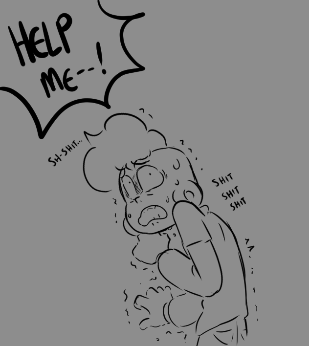 these are super quick sketches but I was thinking of DB AU in season 1/2, y'know when SU used to be "monster of the week" kinda thing! (1/2) con't below 