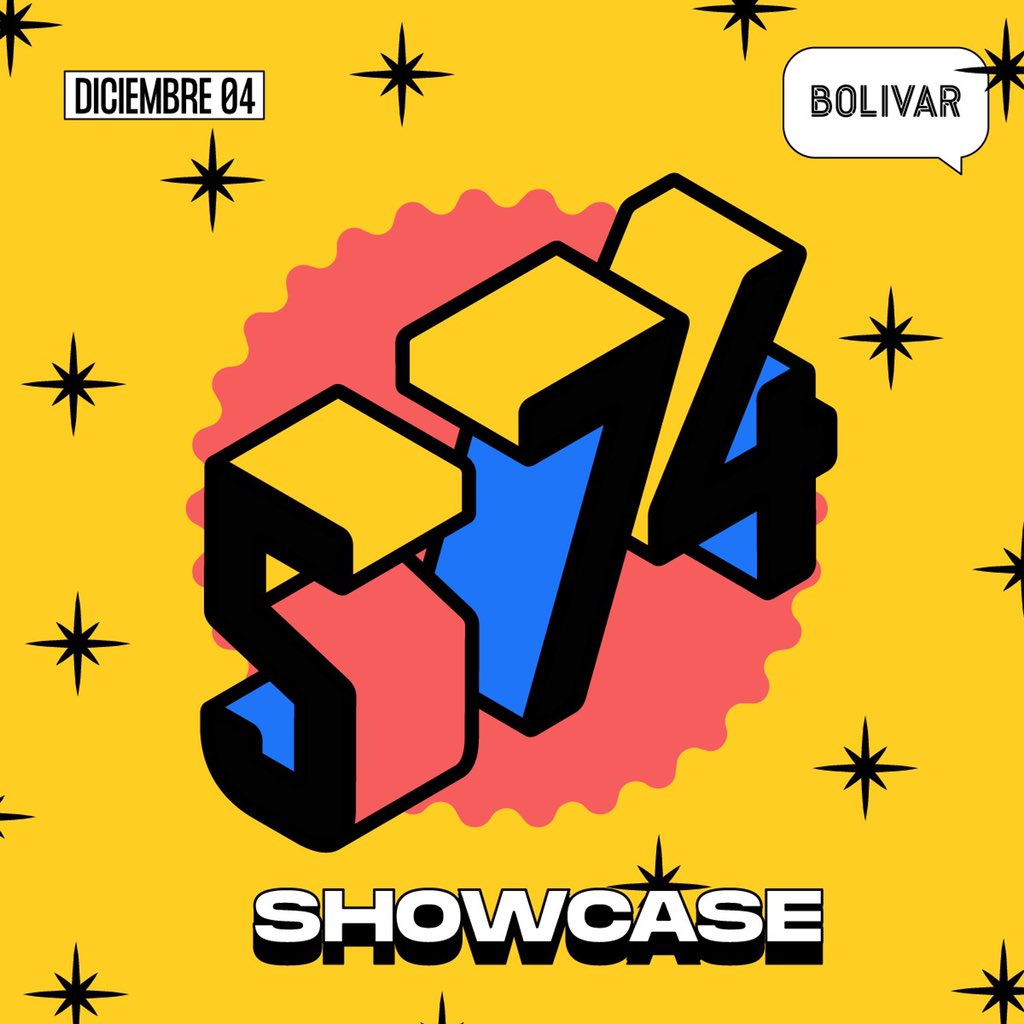 574Studio's tweet photo. Este viernes en Bolívar!!! 🟡🔵🔴 @574Studio #574Showcase #Team574 #574Studio #BolivarMedellin #PerreoAlPatio #PerreaPorTusSueños https://t.co/ccKcv3tJ9J