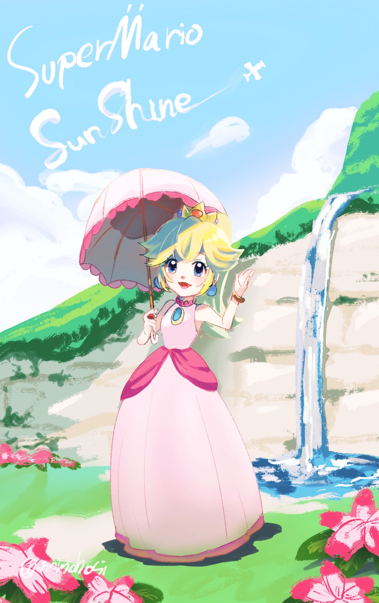 ぴこ スーパーマリオサンシャインクリア記念 夏ピーチかわいい T Co L0ap3gfcwk Twitter