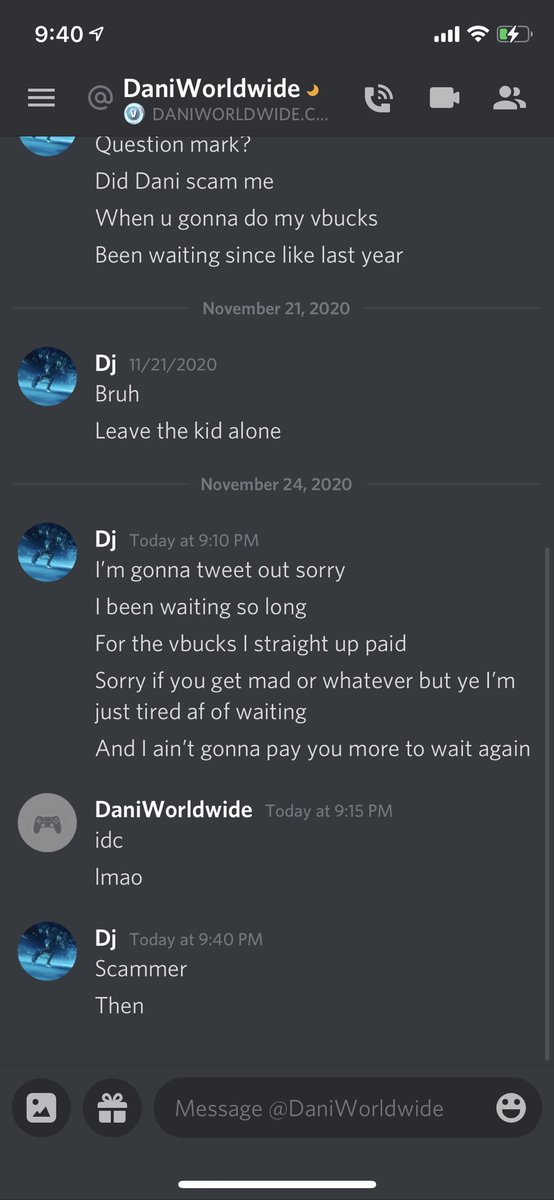 reversemello_'s tweet image. Yo btw don’t buy from Dani he’s a whole scam he owes me 54k VBucks order and he hasn’t done it SINCE AUGUST multiple times he said I’ll do it send login but everything was just lies. He used 2 be on time and good but he just started scamming so beware #danilegit @DaniWorldwidee2