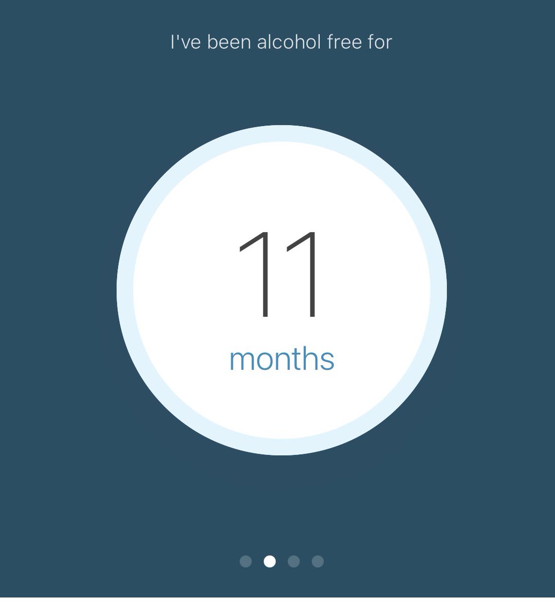 Eleven months down. One more to go.