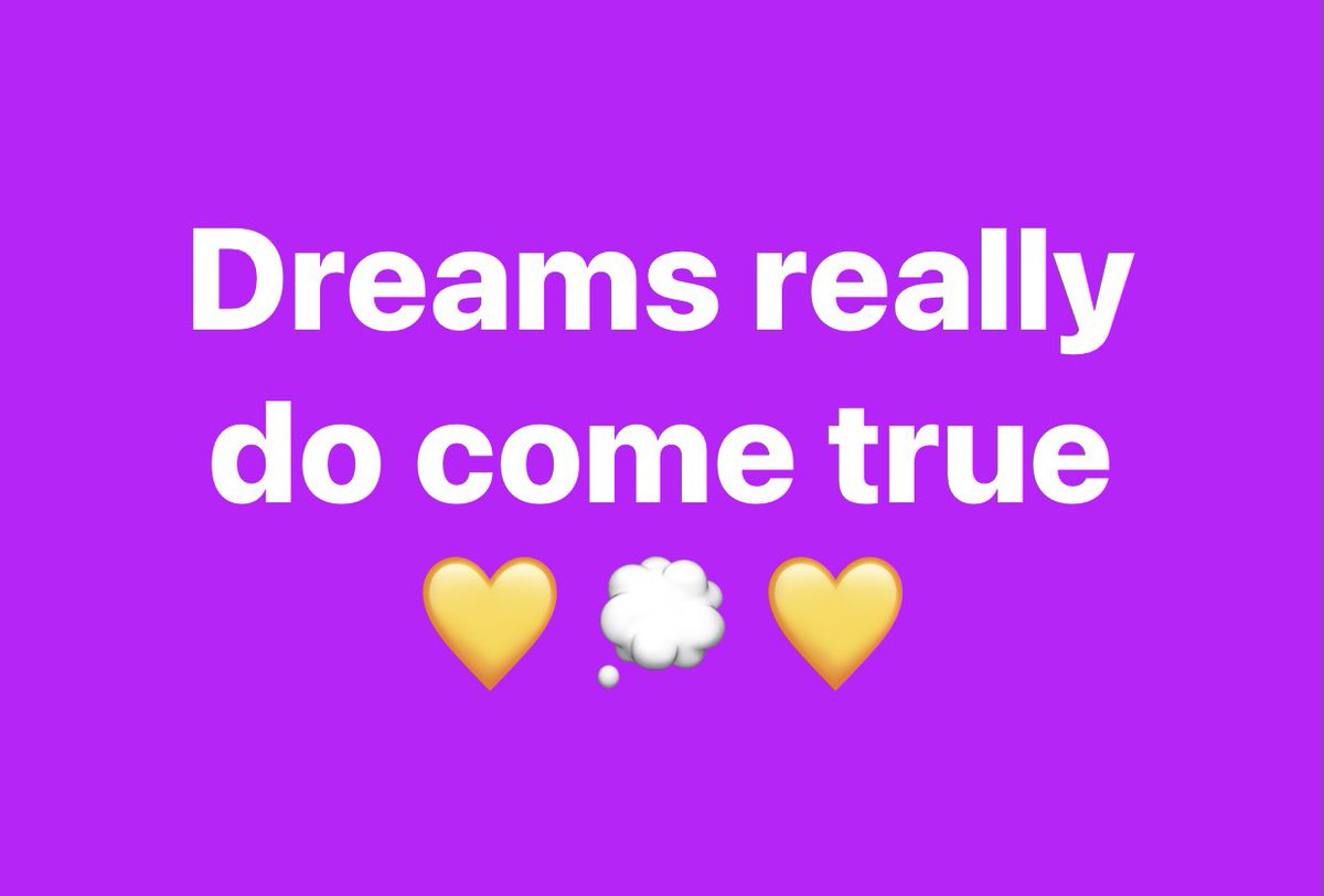 OMG 😆... will someone pinch me please? ... one of my forever dreams is about to happen ... watch this space ... coming REAL soon !!! Do you still dream? Has life got in the way? What’s one of your dreams you’ve never given up on? 💕🤗 #DreamBig #ItsNeverTooLate #createyourlife