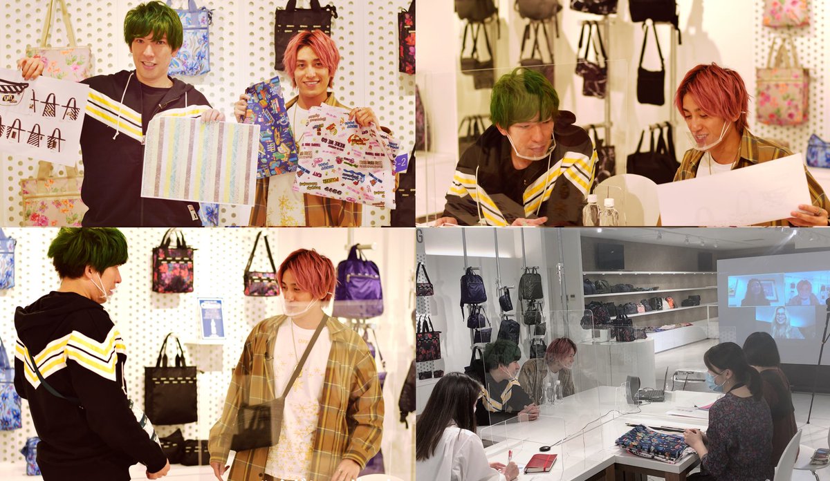 yoshimoto_cojp's tweet photo. 生配信の視聴者投票によって発売デザインが決定！
#EXIT デザインコラボバッグ発表お披露目オンラインイベント
12月6日(日)に開催決定！

くわしくはコチラ：https://t.co/YzRwC5Ranr
レスポ特設ECサイト：https://t.co/DLveejcEkr https://t.co/SngXIMvI03