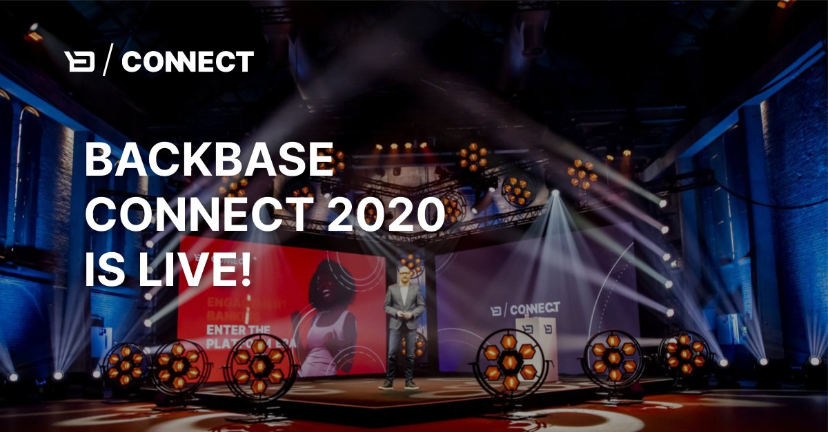 backbase's tweet photo. Aaaaand…. We’re live! 🧨 Backbase Connect 2020 has officially begun. Prepare for an exciting two days packed with actionable insights, technical deep dives, the latest market trends, and more. #BBConnect20 https://t.co/EM1zTYQL0a