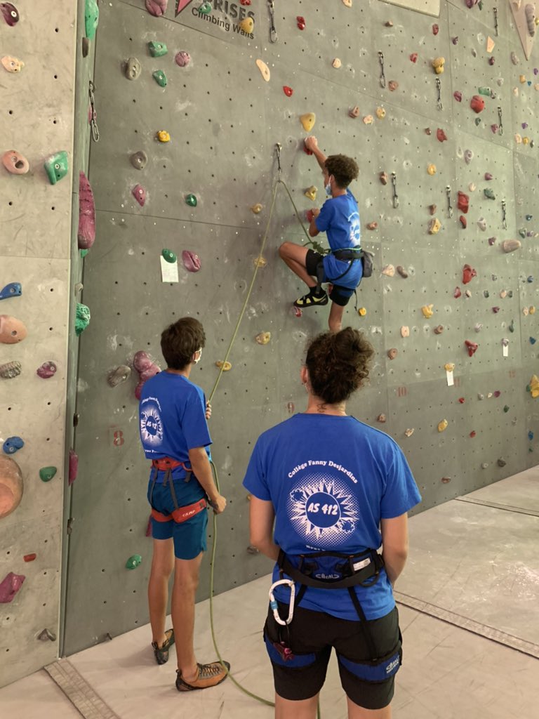 UNSS_SUDREUNION's tweet image. Championnat académique d’escalade en difficulté pour nos excellences et établissements!