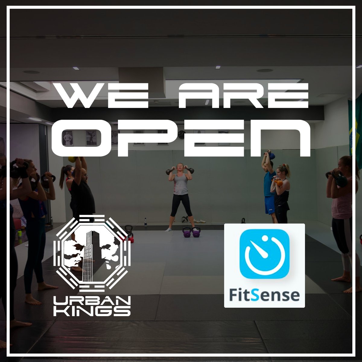 WE. ARE. OPEN.

We opened our doors to members at 6:30 this morning and we can't wait to see you.

Please remember, for us to keep our classes safe &amp; socially distanced, members are required to book classes via the FitSense App. Download here - ow.ly/DvqH50CzdcD