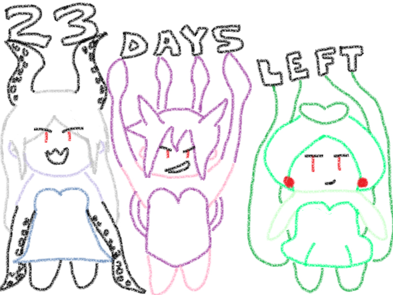 23 days left...
 
art by kairu (game tester)
twitter: https://t.co/gDbLM8BCTu 