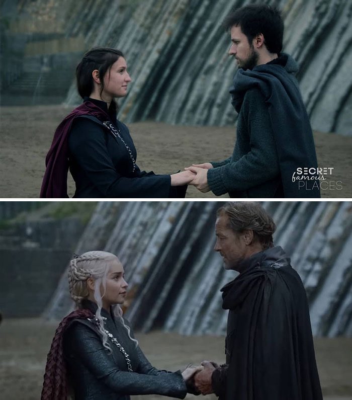 12.~Game Of Thrones / Playa De Itzurun, Zumaia, Spain  ~O.c. / Redondo Beach Coffee Shop, California, USA 