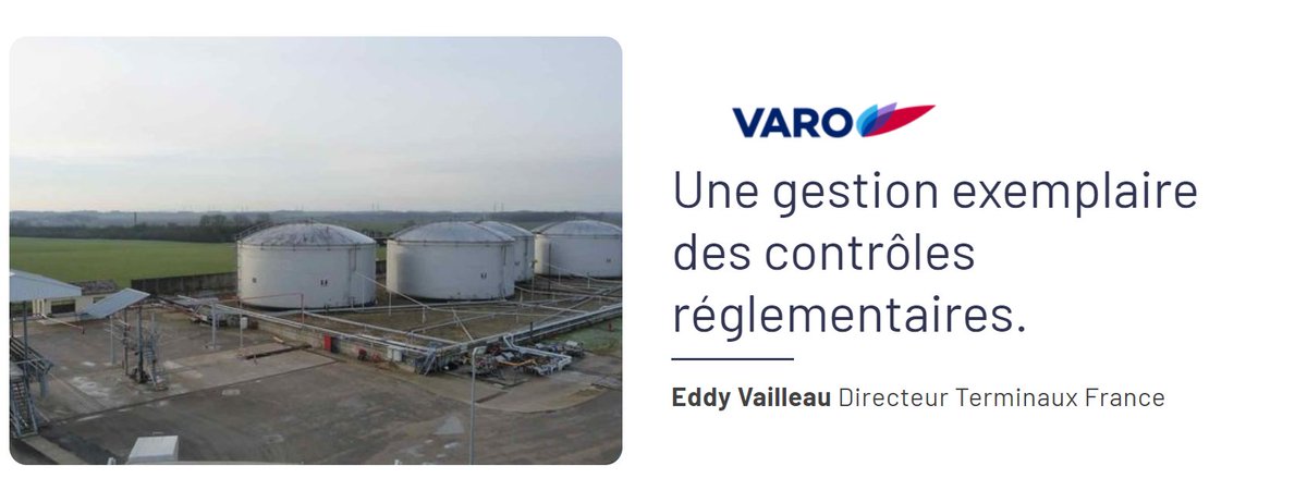 Depuis 2016, Eddy Vailleau, Directeur des Terminaux <a href="/VaroEnergy/">VARO Energy</a> #France et ses équipes utilisent <a href="/ealico_sas/">EALICO</a> pour la gestion des #contrôles #réglementaires.  Comment #Ealico a changé son quotidien ?✔️Eddy nous partage son expérience 🖥 ealico.com/fr-fr/clients/…