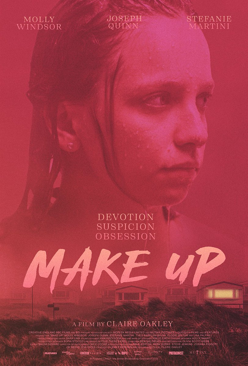 #NowWatching MAKE UP @cnoakley @MollyWindsor97 #StefanieMartini #JosephQuinn @BarklemBiggs @ElodieWilton @lisapalfrey @InsaniNox @JohnMacneill2 @yazminjoy #MaureenWild @DEREKFROOD @_RubenWheeler #52FilmsByWomen