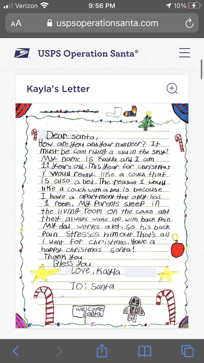 Clear Brook HS Press (@cbhspress) on Twitter photo These past letters from <a href="/USPS/">U.S. Postal Service</a> Operation Santa are a heartbreaker. The new 2020 letters go up Friday, Clear Brook. Let's all check and see if there are some we can adopt! #GiveBack #CoreValues These past letters from <a href="/USPS/">U.S. Postal Service</a> Operation Santa are a heartbreaker. The new 2020 letters go up Friday, Clear Brook. Let's all check and see if there are some we can adopt! #GiveBack #CoreValues