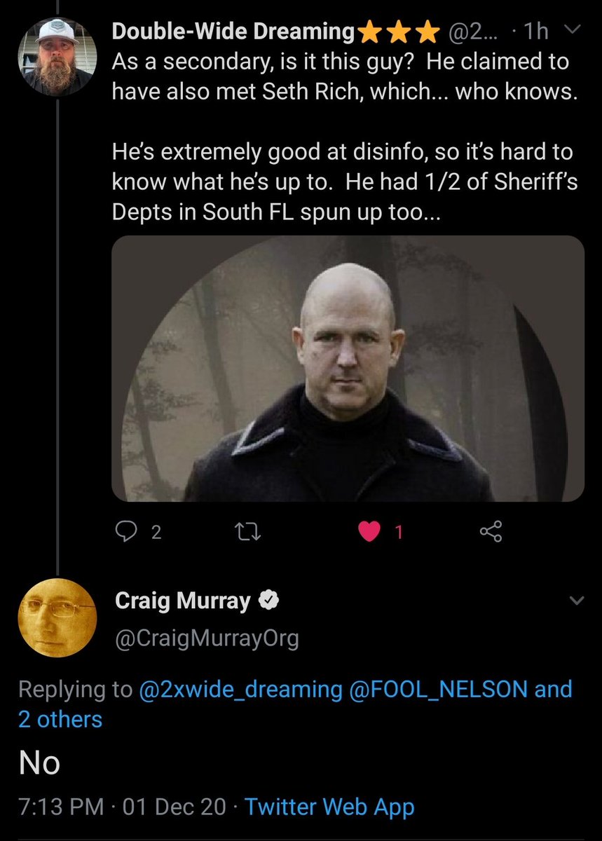 Craig Murray doesn't deny meeting with "Phil" at American University in September 2016. He certainly didn't meet with  @volf_the...