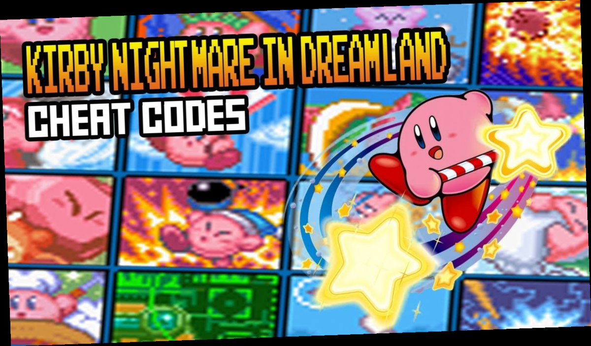 my boy kirby cheat codes / Twitter