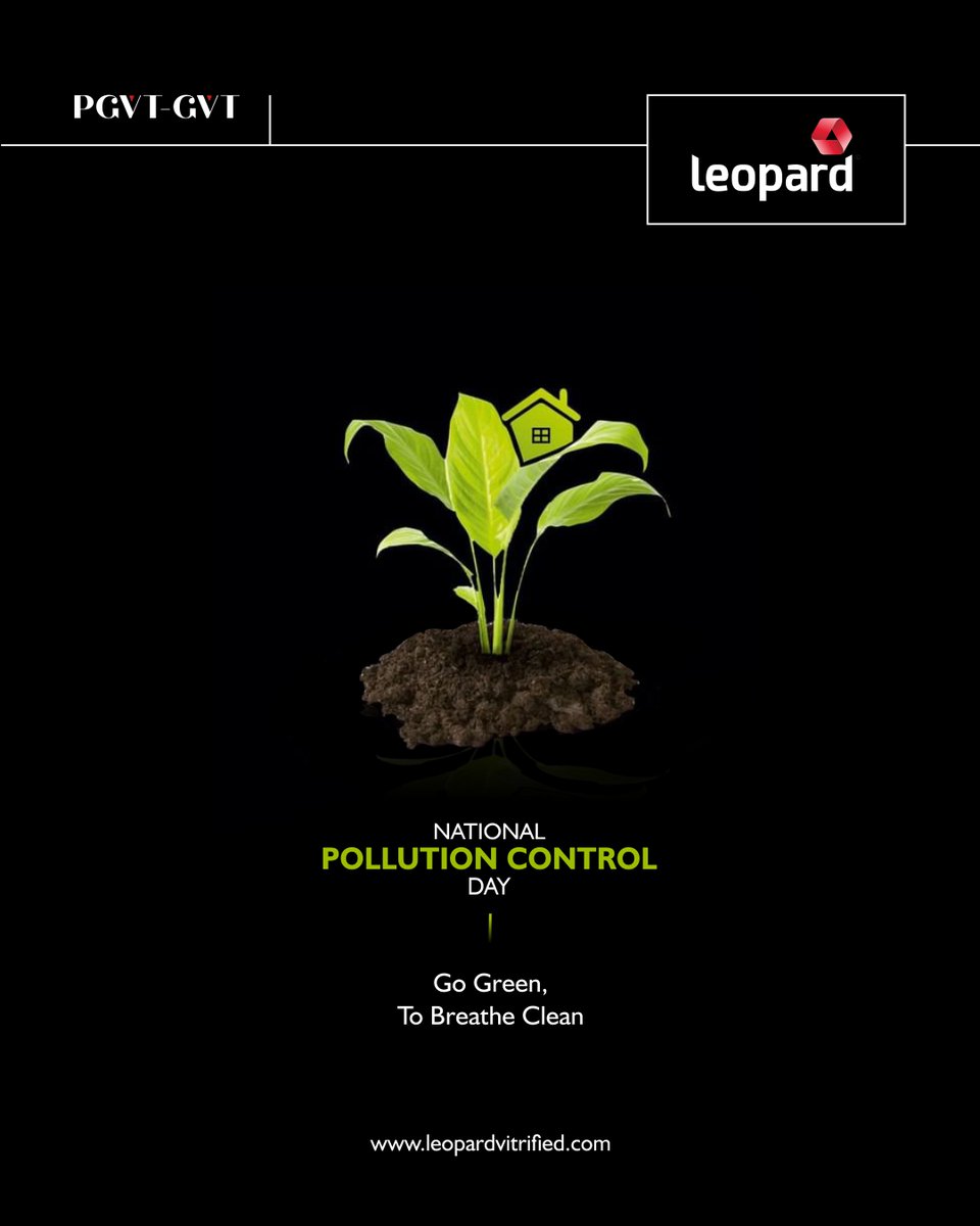 LeopardLtd's tweet photo. Go Green, To Breathe Clean 

#Leopard #vitrified #gvt #pgvt #floortiles #NationalPollutionControlDay #pollutioncontrolday https://t.co/US8nklemyO