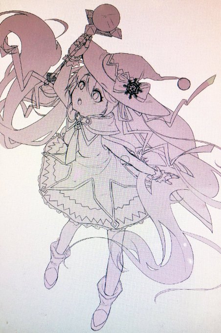 前Twitterで見かけたエッジに沿って削除がとっても素晴らしい👏👏
こんな複雑?な線画も10分もしないで綺麗に下塗り出来る 