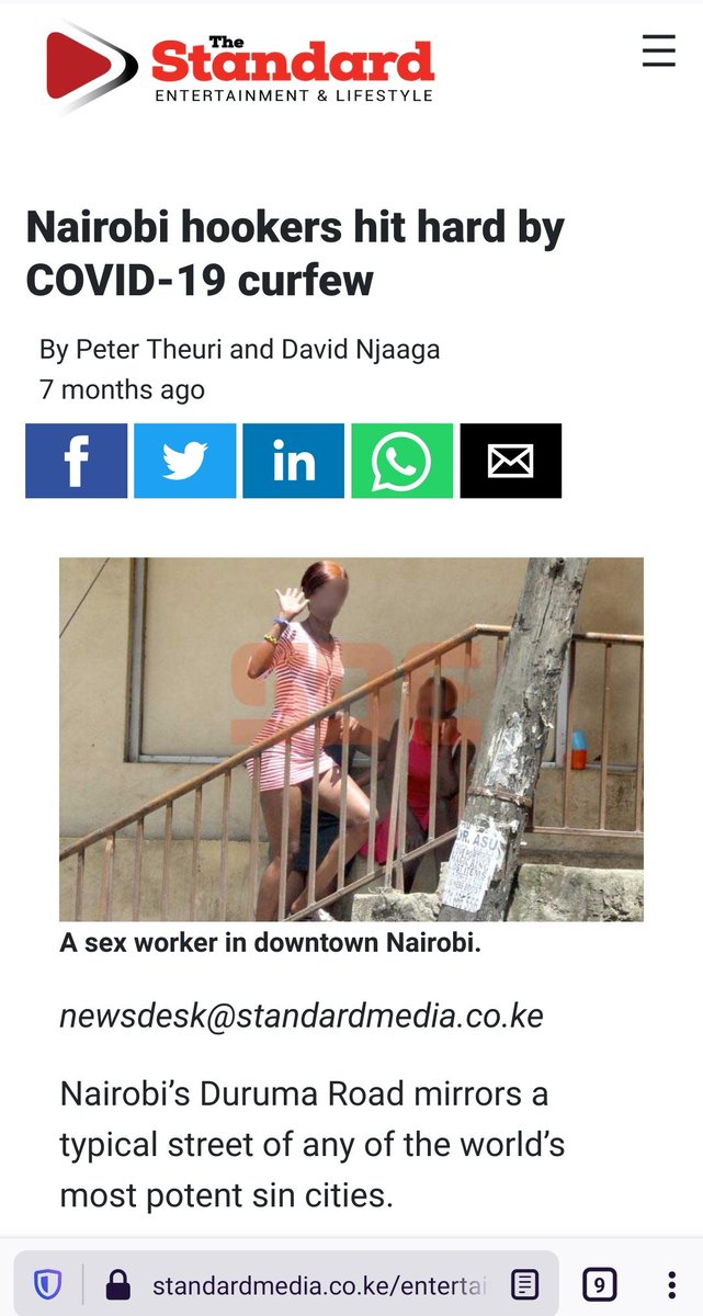 15. The challenge is, sex trafficking could occur. Also, young girls and young adults might be lured into such sex dens if corruption occurs amongst regulators. But wait. Sex brothels exist in Kenya already. But we want to pretend they don't. Major newspapers have reported this.