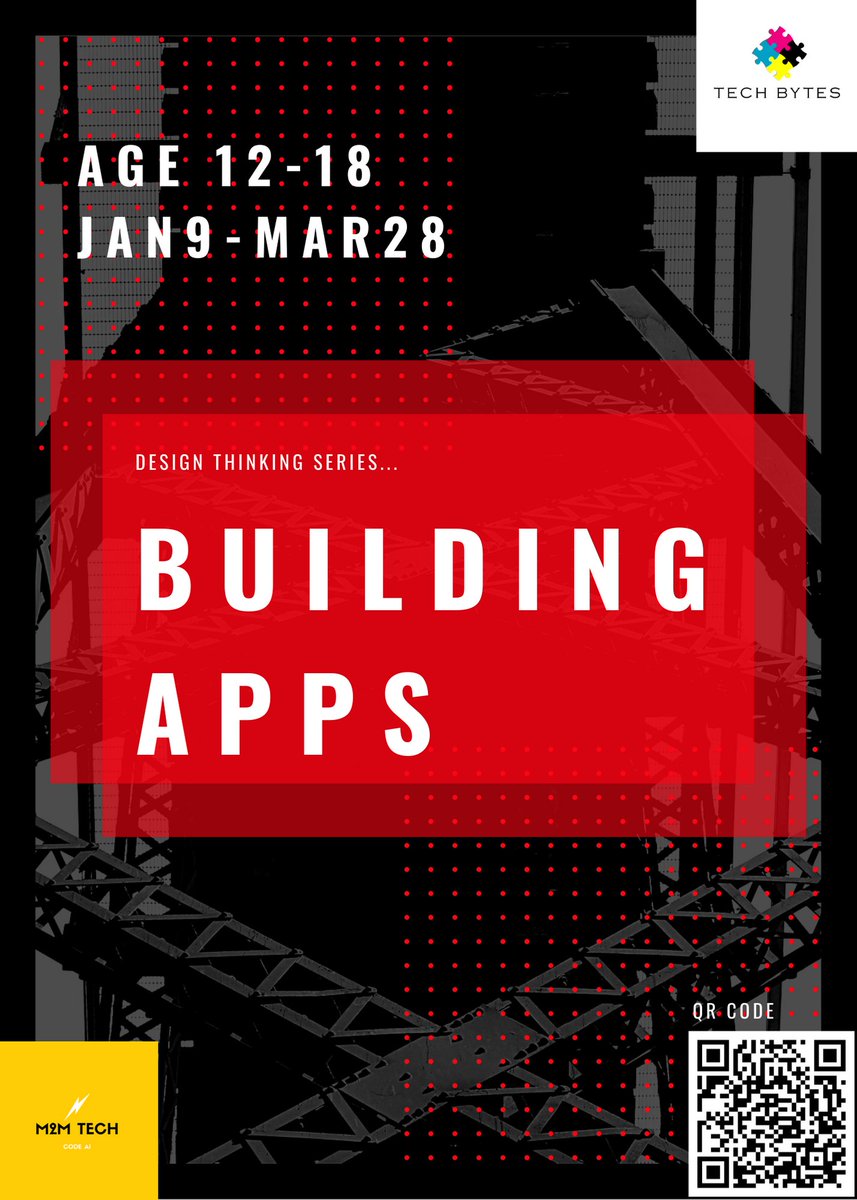 techbytesorg's tweet image. Our Winter series of Creating cool Mobile Apps targeted for age group 12-18 are now open for registration.

bit.ly/wintersem2021

#m2mtechbytes #codeai #codeempower #designthinking #animation #graphics #appdesign #100daysofcode #100daysofdesign