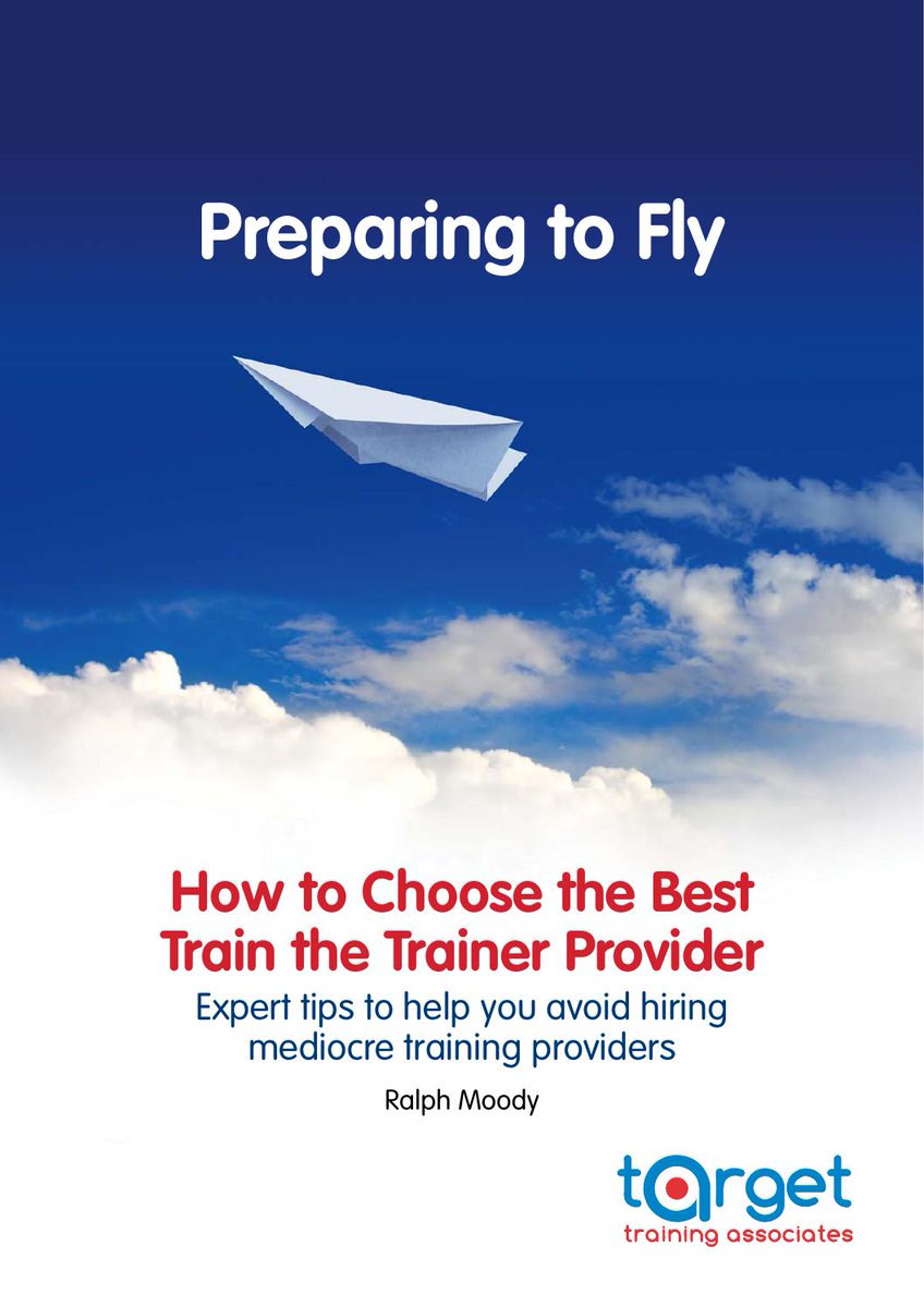 With so much choice out there, how do you choose the right #TraintheTrainer #provider? We've written a fantastic 13 page comprehensive #guide to help you; it's called 'Leaning to Fly' and its available #FREE here: ow.ly/U7Jg50u1uhP #TraintheTrainer #FantasticTrainer #TOT