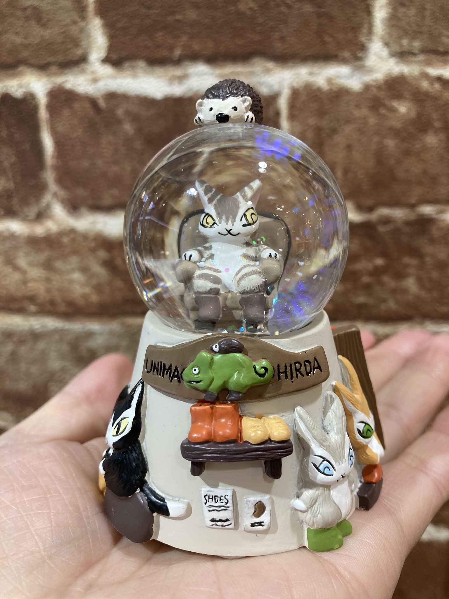 新品　スノードーム　2020　ウニマとヒルダの靴屋　わちふぃーるど　ダヤン　猫 わちふぃーるど ダヤン スノードーム 2020 ウニマとヒルダの靴屋（新品