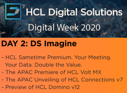 HCL_CollabSup's tweet image. Day 2 of Digital Week APJ 2020 - DS Imagine, for the Launch of our Reimagined Portfolio. 
Register now to join the webinar. hclsw.co/a9ycud
#HCLDigitalWeek2020 #HCLSametime #HCLVoltMX #HCLConnections #HCLDomino