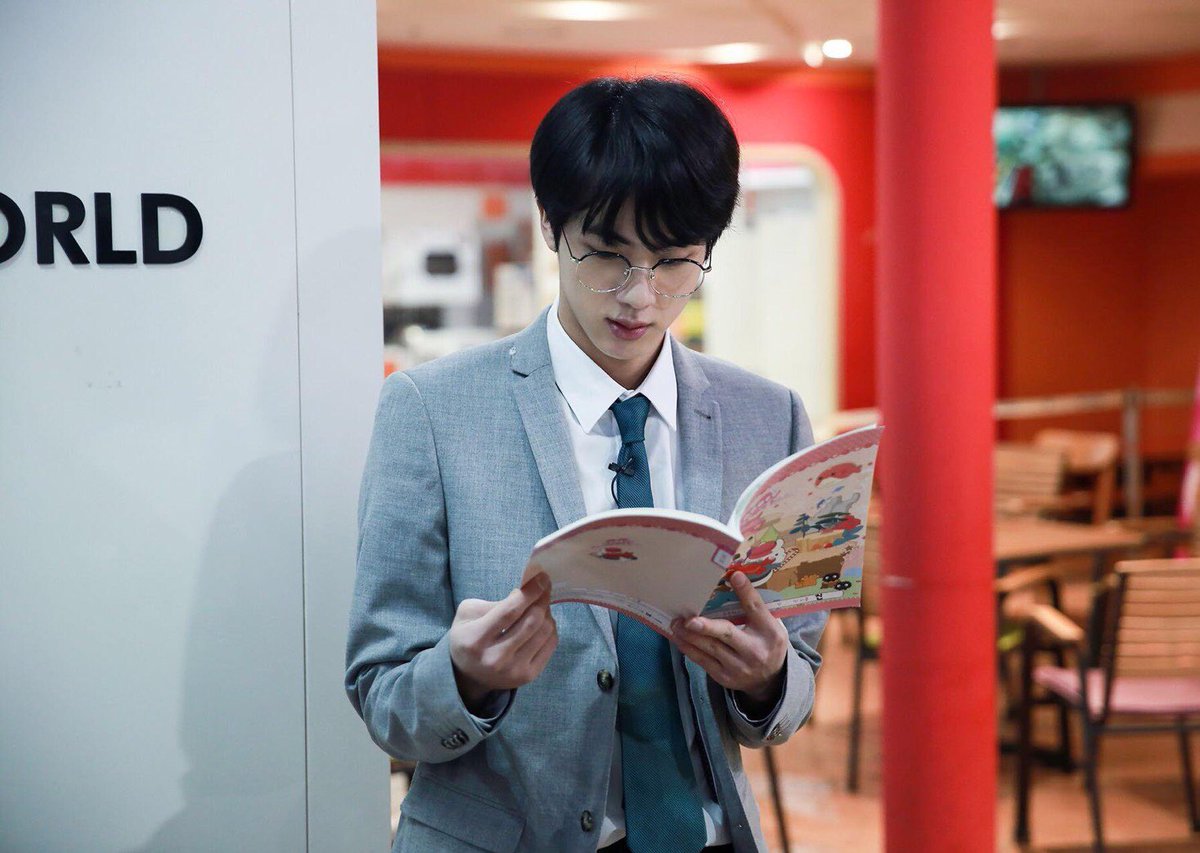 Shh.. his reading a book