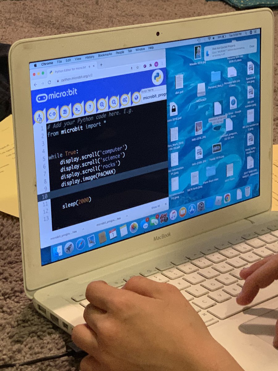 Little man (he’s 13) learning #Python and I love it. Get the next generation going! #FutureTrailblazer