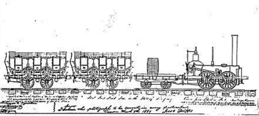 Continuing onward towards Philadelphia, the primary route as of 1835 was provided by the Camden & Amboy Railroad (opened 1832 with trains pulled by horses, switching to steam locomotive power in 1833).