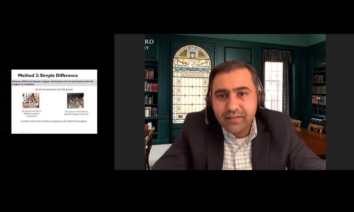 CERPakistan's tweet photo. #HappeningNow
Day 3 of CERP Executive Education’s Evidence-Based Program Design 2020 begins with an engaging session by Dr. @MalikAmmar, Senior Research Fellow @EPoDHarvard
@kennedy_school &amp; Data Governance Manager 
@AstraZeneca, on Non-Experimental Evaluation Methods.

#EBPD2020 https://t.co/veqpJ2oPJJ