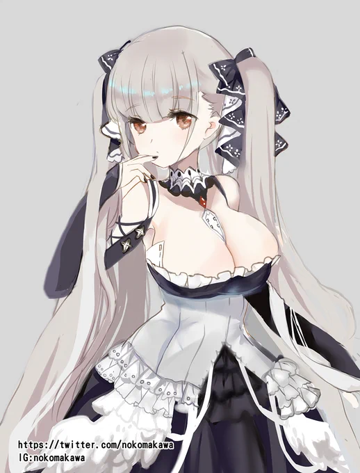 #アズールレーン #可畏舊圖之前畫一畫下半身沒畫完的圖ww 