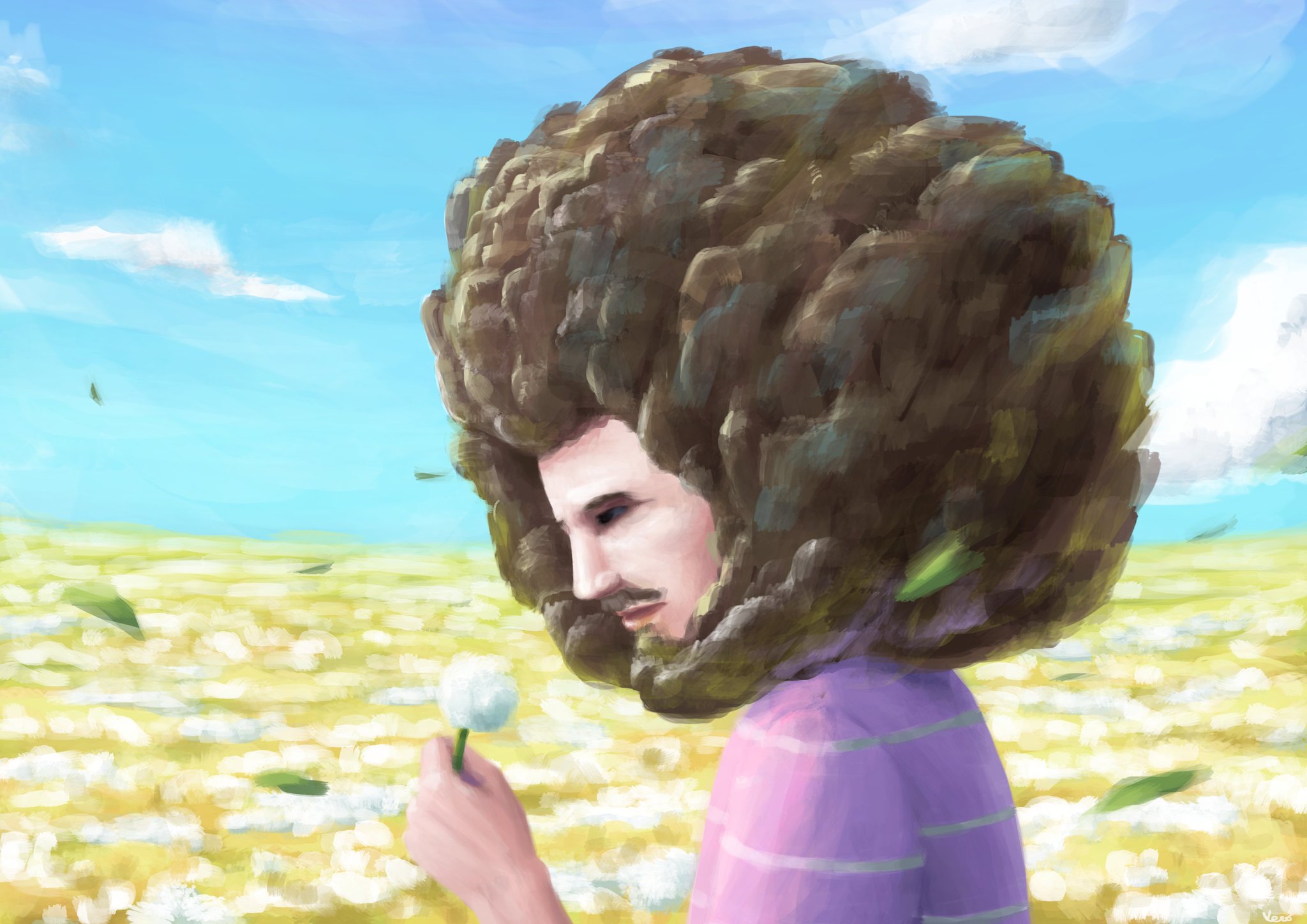 I wish I had more time for this, but happy birthday Master of The Fro Brad Delson 