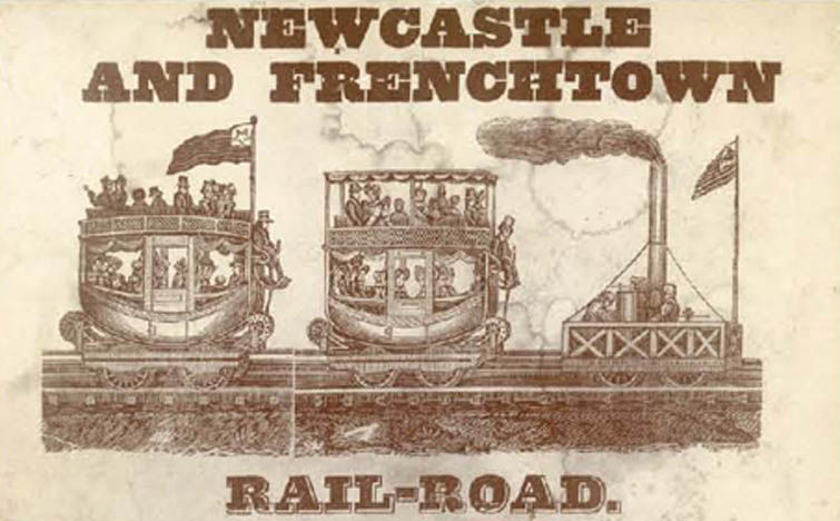 In 1835 a traveller continuing south from Philadelphia would need to spend the night before catching the daily 6am steamboat to Newcastle DE, the Newcastle & Frenchtown RR (opened 1831) across to Chesapeake Bay, & another steamboat to Baltimore, arriving about 3pm (thru fare $3).