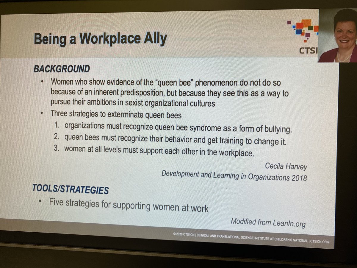 Women at all levels must learn to support each other in the workplace.  @Guaywoodford  #anzsnasm2020