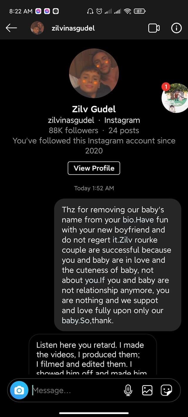 ⋆𝐉𝐮𝐬𝐭 𝐋𝐮𝐧𝐚⋆☽ on X: #Zilv answered to a #Rourke fan and shows  screenshots where #R is begging him and telling him he needs him.  t.cobVMiVjvebE  X