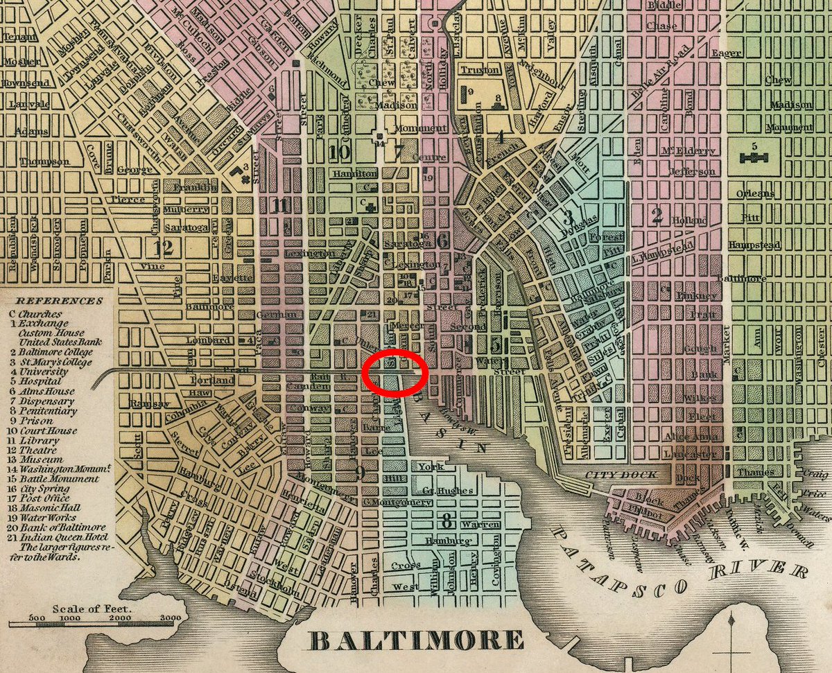 Trains began at the B&O depot near the harbor at Pratt & Light Streets, and were hauled by horses about a mile down Pratt St to Mount Clare (current site of the B&O Railroad Museum) where a steam locomotive was attached for the rest of the trip to DC.