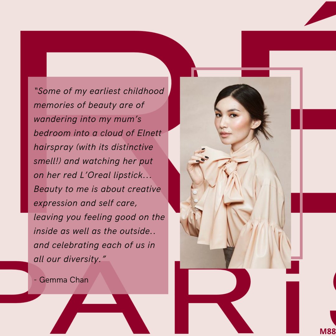 Gemma Chan x L'Oréal Paris • #M88 #StayMACRO #LorealParis